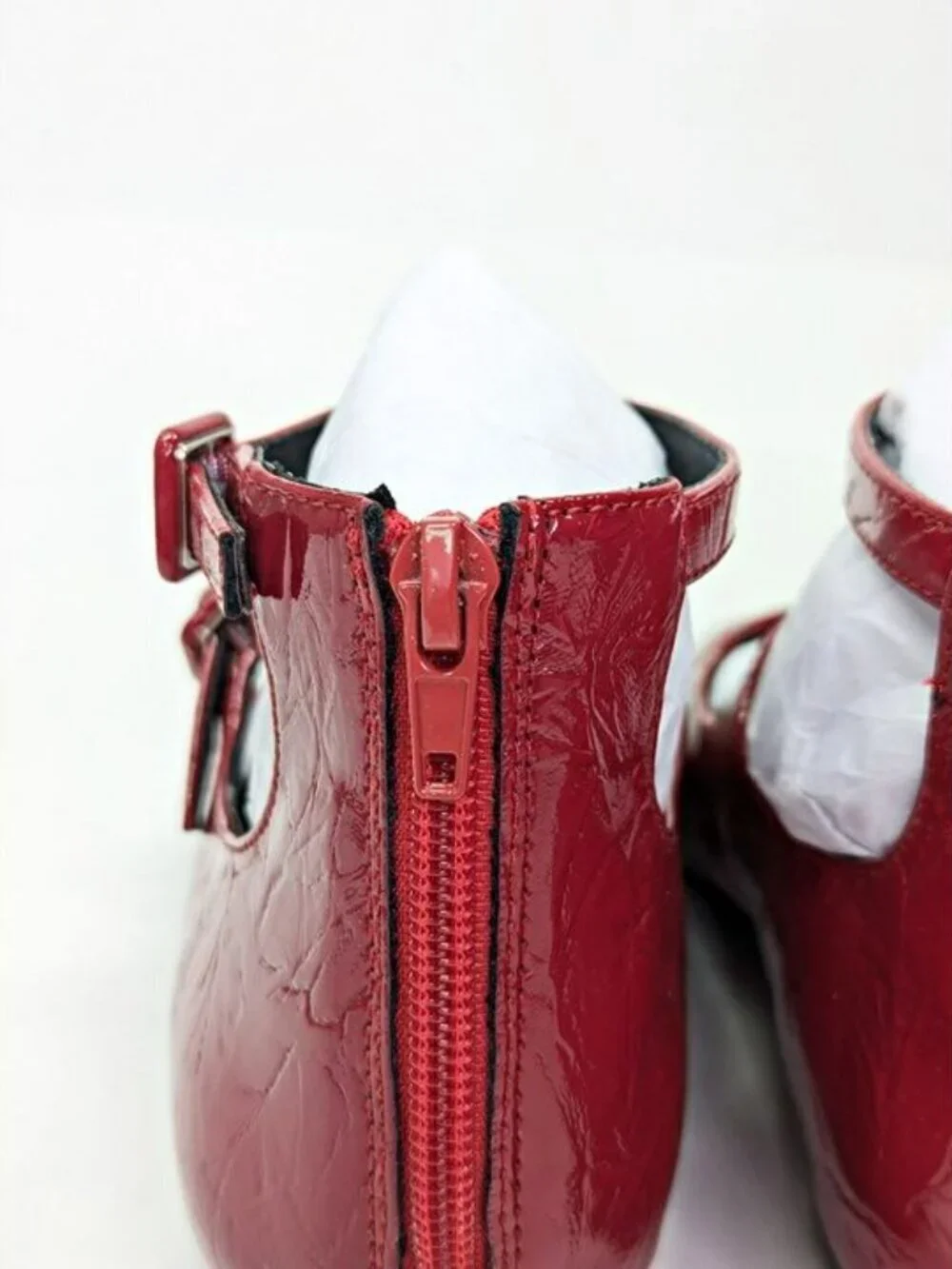 Katy Perry Confidant Mary Jane Women's Flats in Crimson Red Size 7.5 (MSRP $98)